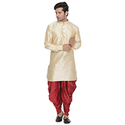 Bengali Dhoti Kurta - Mens Rich Bengali Dhoti Kurta Set