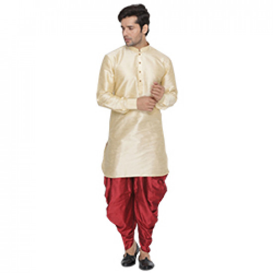 Bengali Dhoti Kurta - Mens Rich Bengali Dhoti Kurta Set