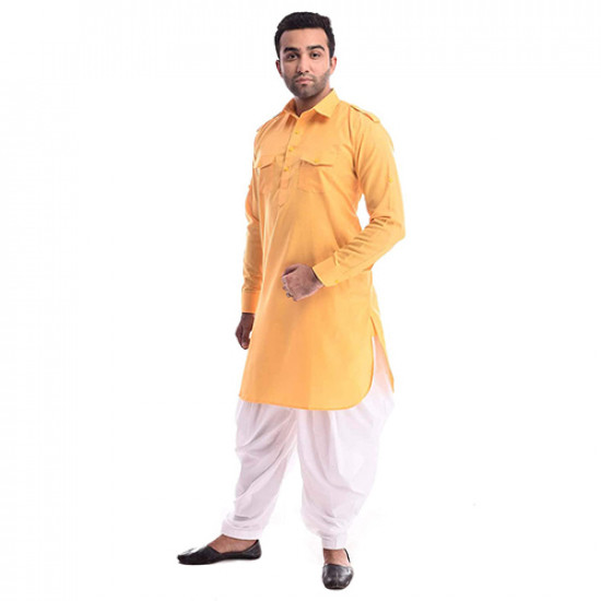 Linen Pathani Kurta