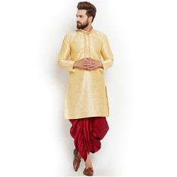 Silk Dhoti Kurta